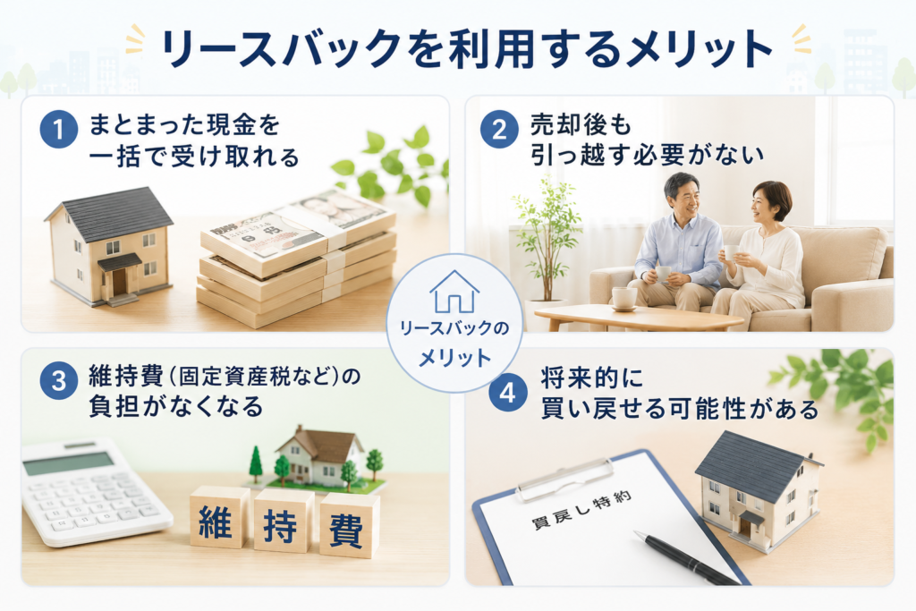 リースバックを利用するメリット
